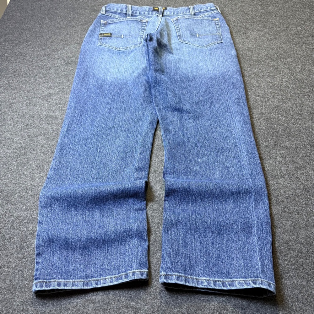 Ariat Rebar M3 Jeans Mens 36x30 Blue Loose Straight Workwear Denim western Pants